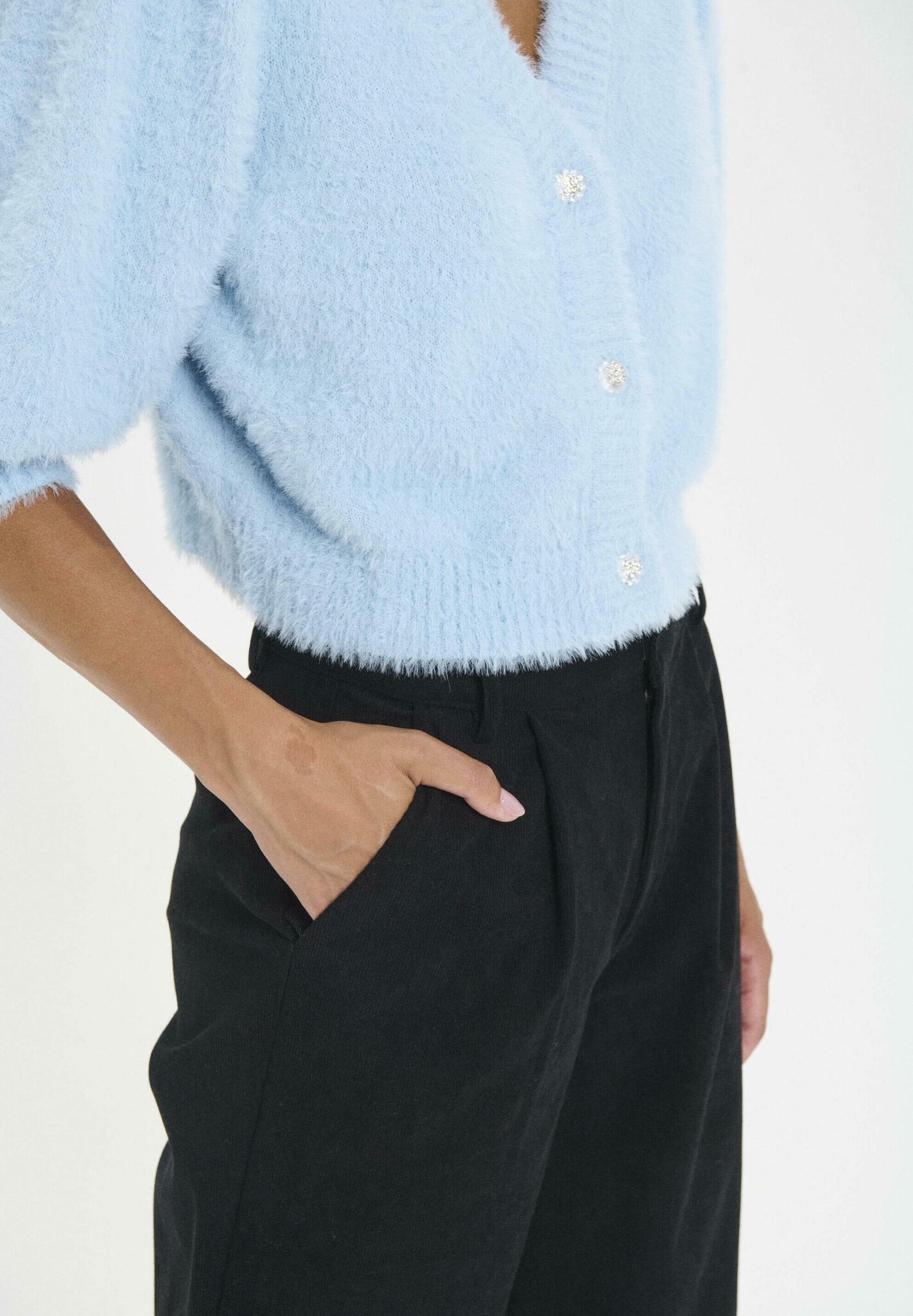 INWEAR BanniSZ SS Cardigan Blue