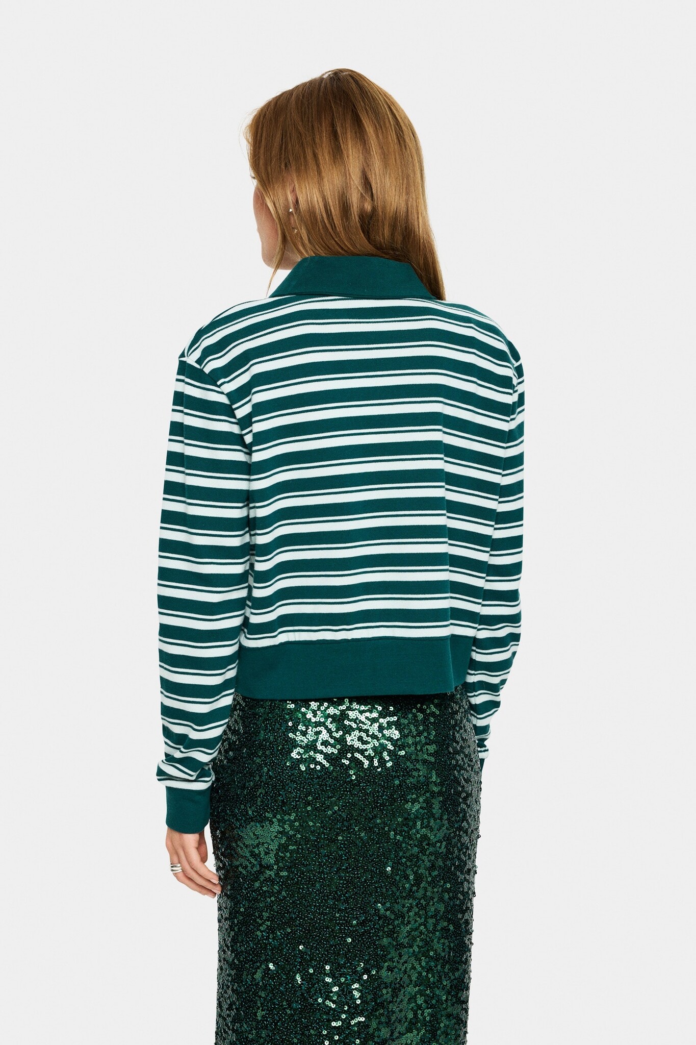 SAINT TROPEZ Marjorie SZ T-Shirt Gestreept Groen