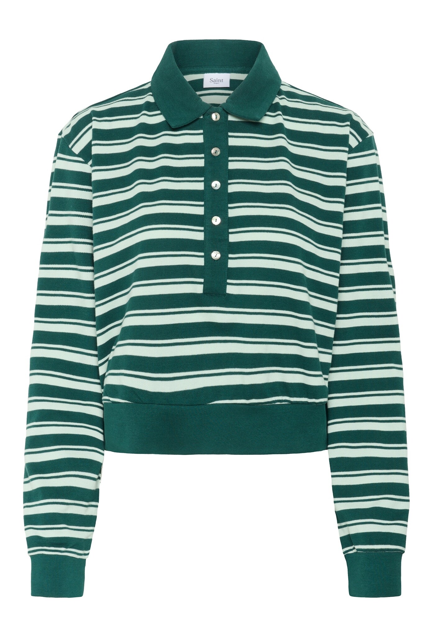 SAINT TROPEZ Marjorie SZ T-Shirt Gestreept Groen
