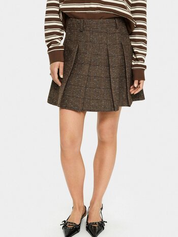 SAINT TROPEZ Marisol SZ Skirt Brown