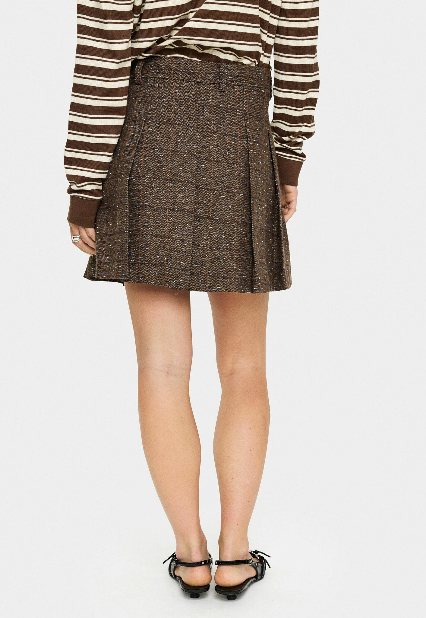 SAINT TROPEZ Marisol SZ Skirt Brown