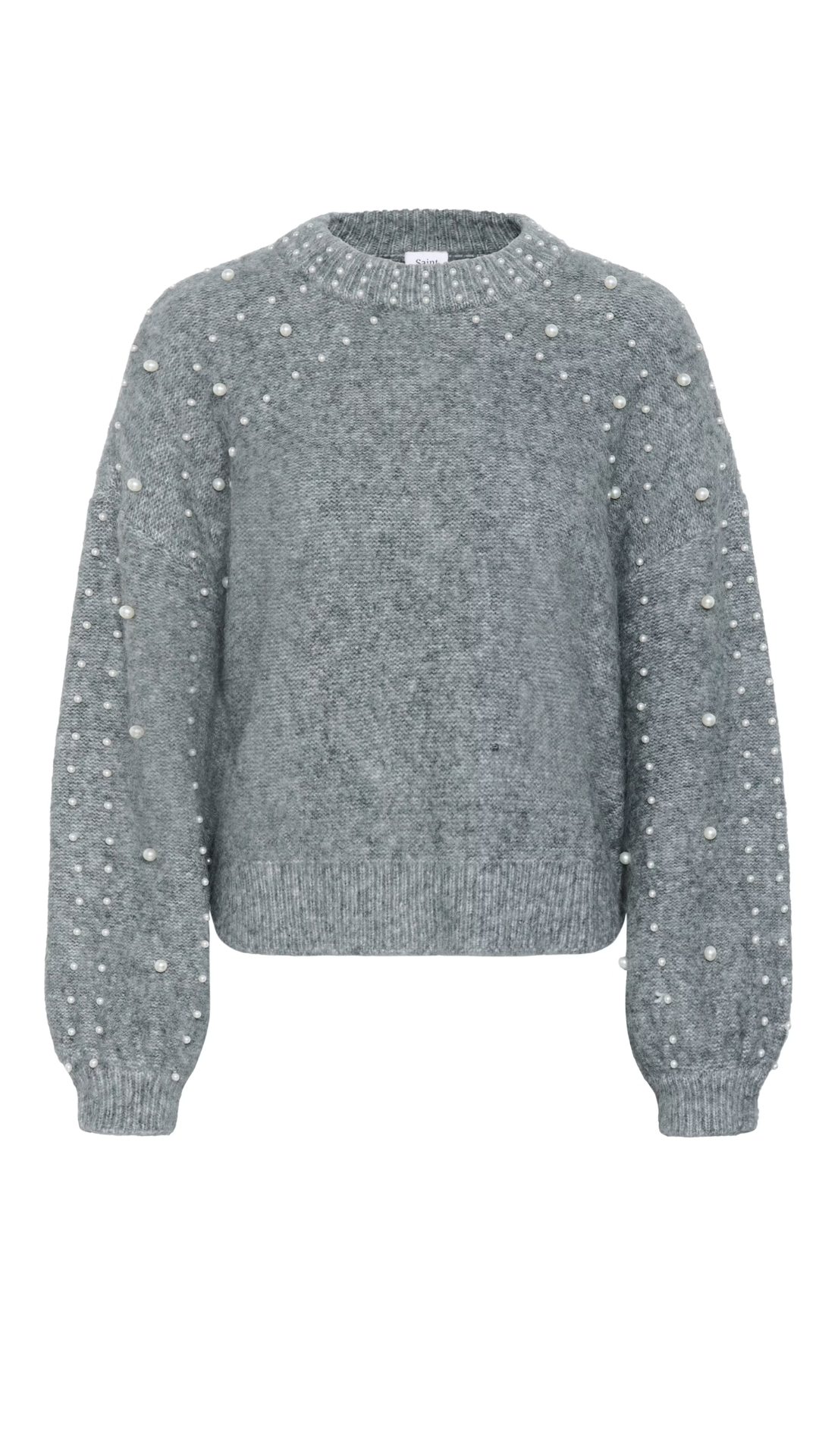SAINT TROPEZ Madeleine Pullover Grijs