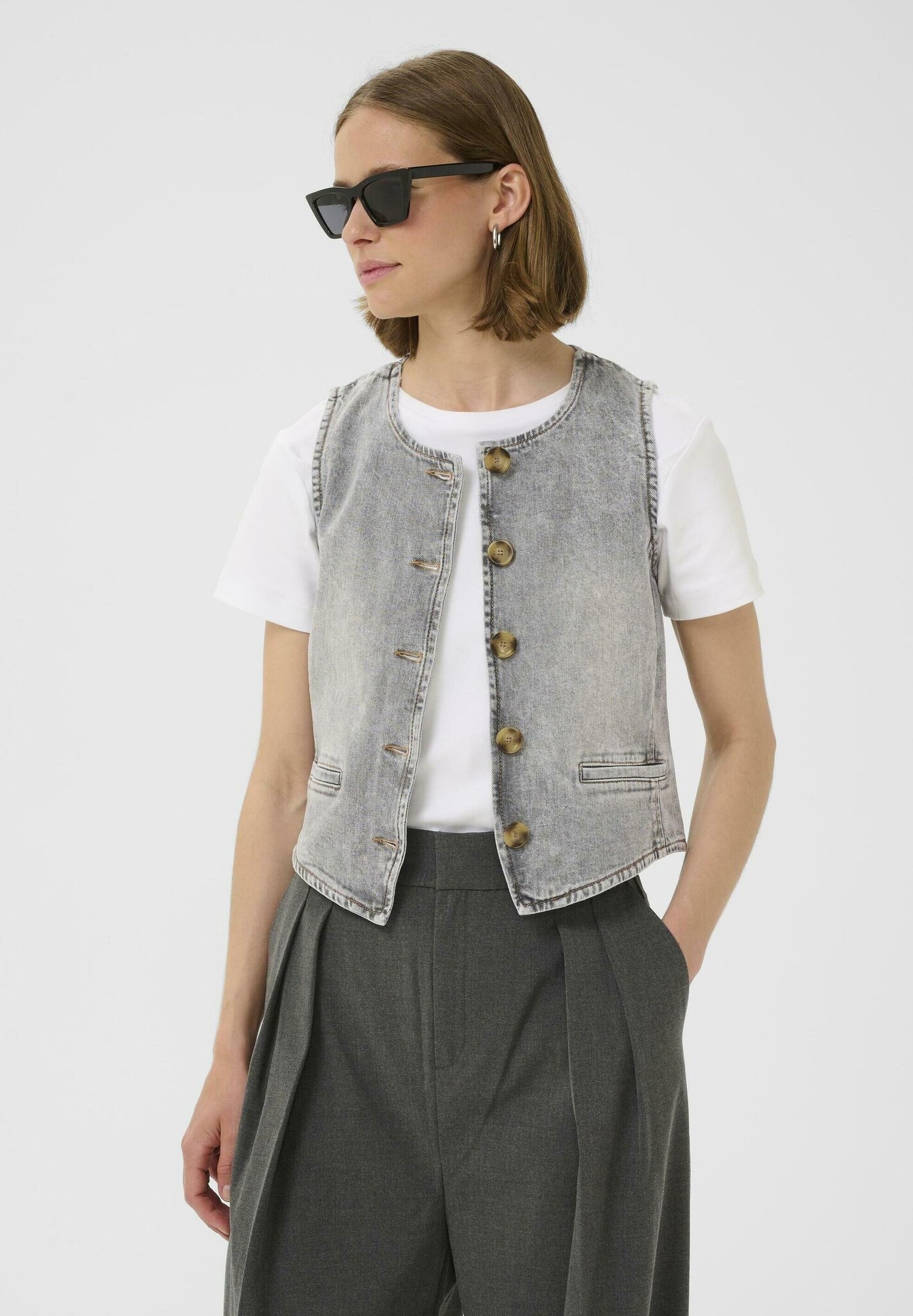 INWEAR NanasIW Waistcoat Grey