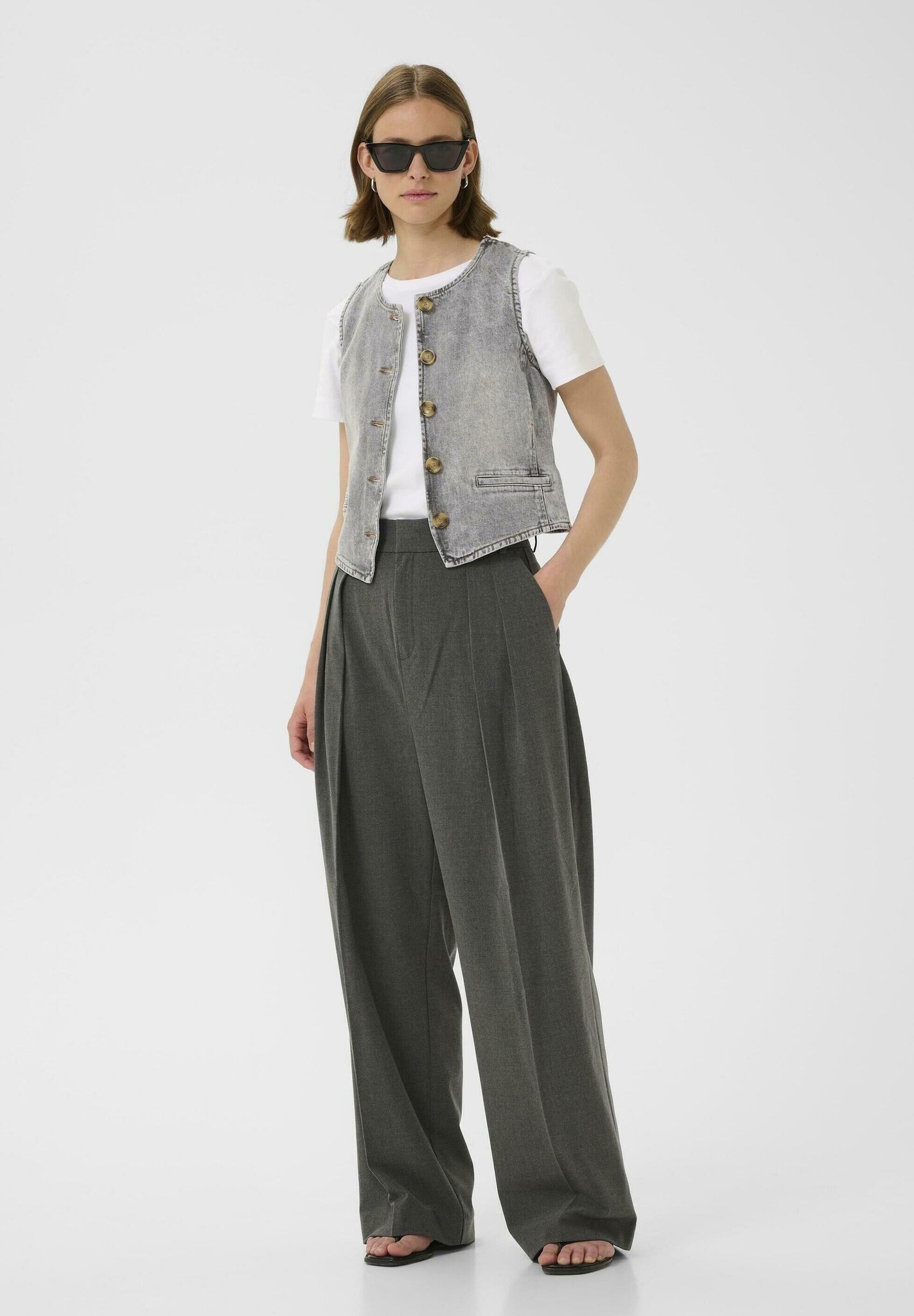 INWEAR NanasIW Waistcoat Grey