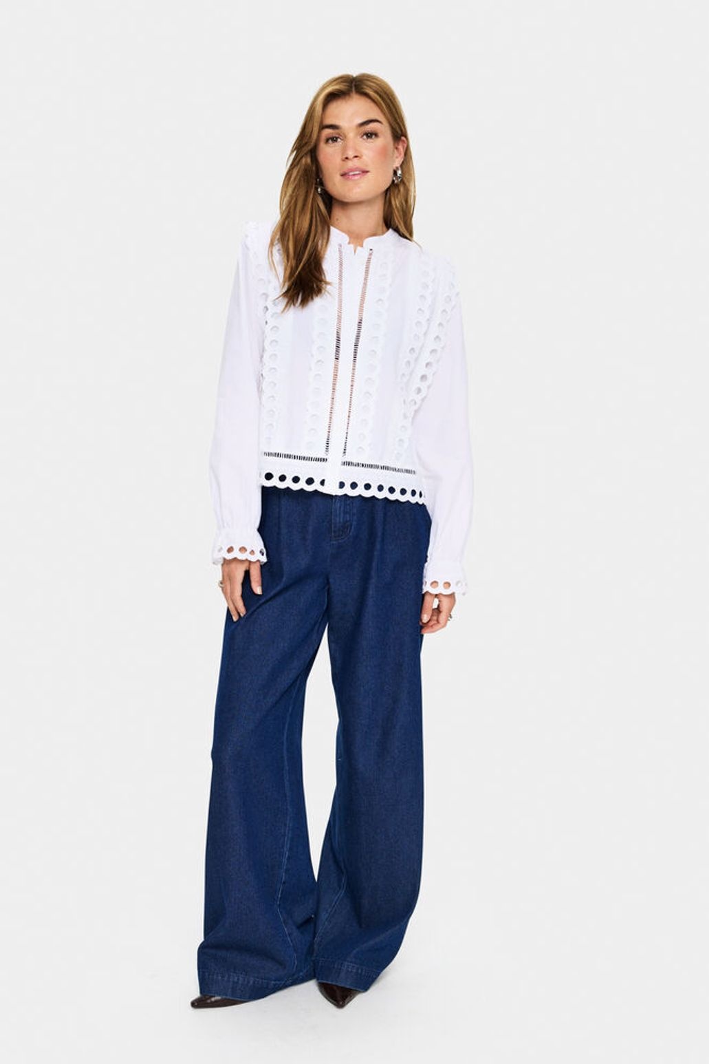 SAINT TROPEZ Marlee SZ Shirt White