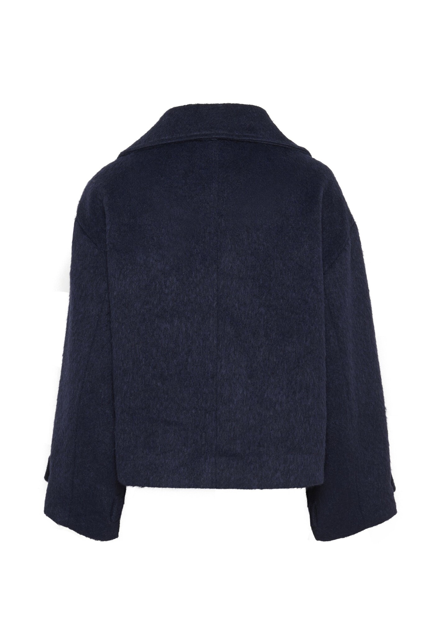 SAINT TROPEZ LiraSZ Wool Short Jacket Navy