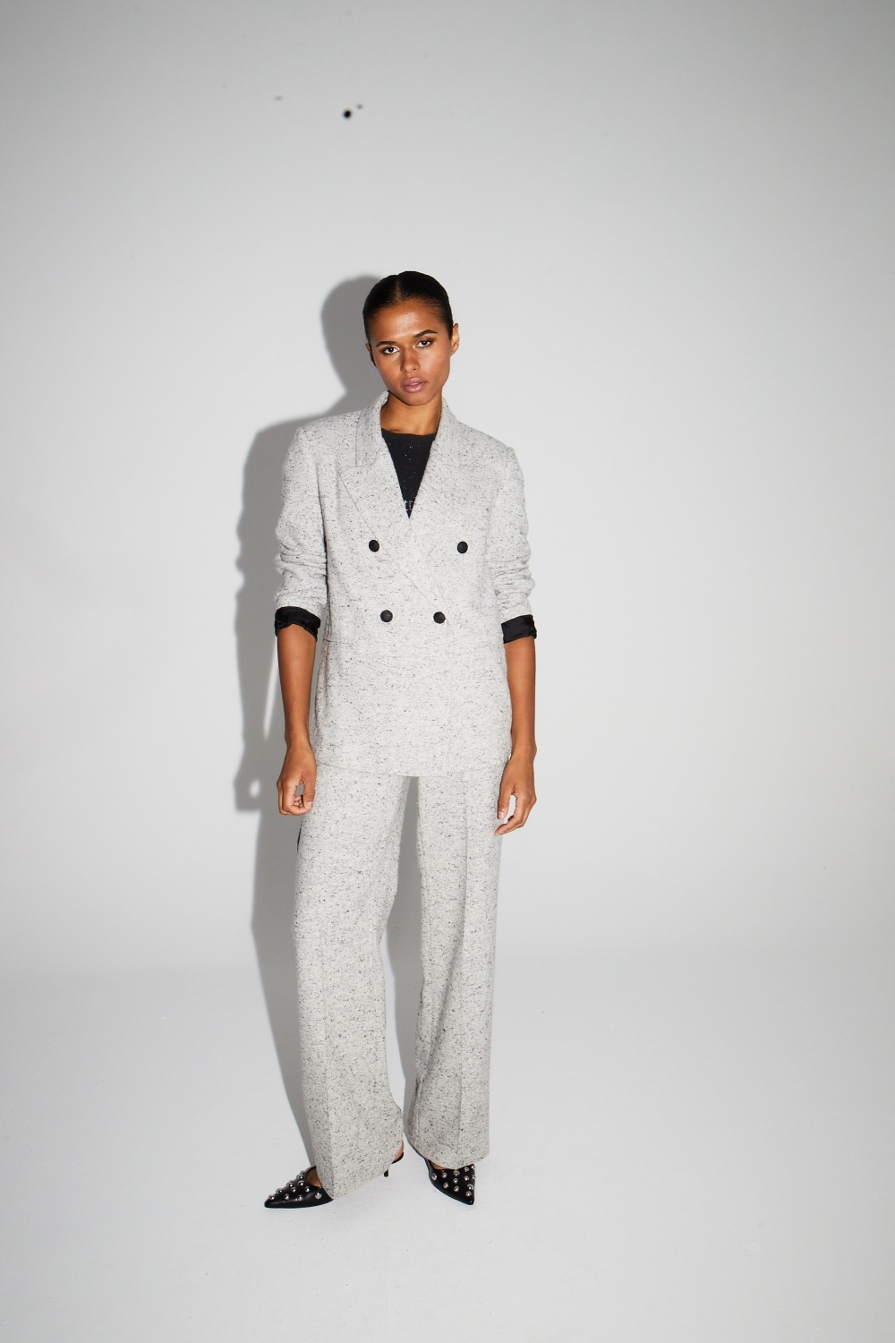 IMPREVU Pantalon Chine Grijs