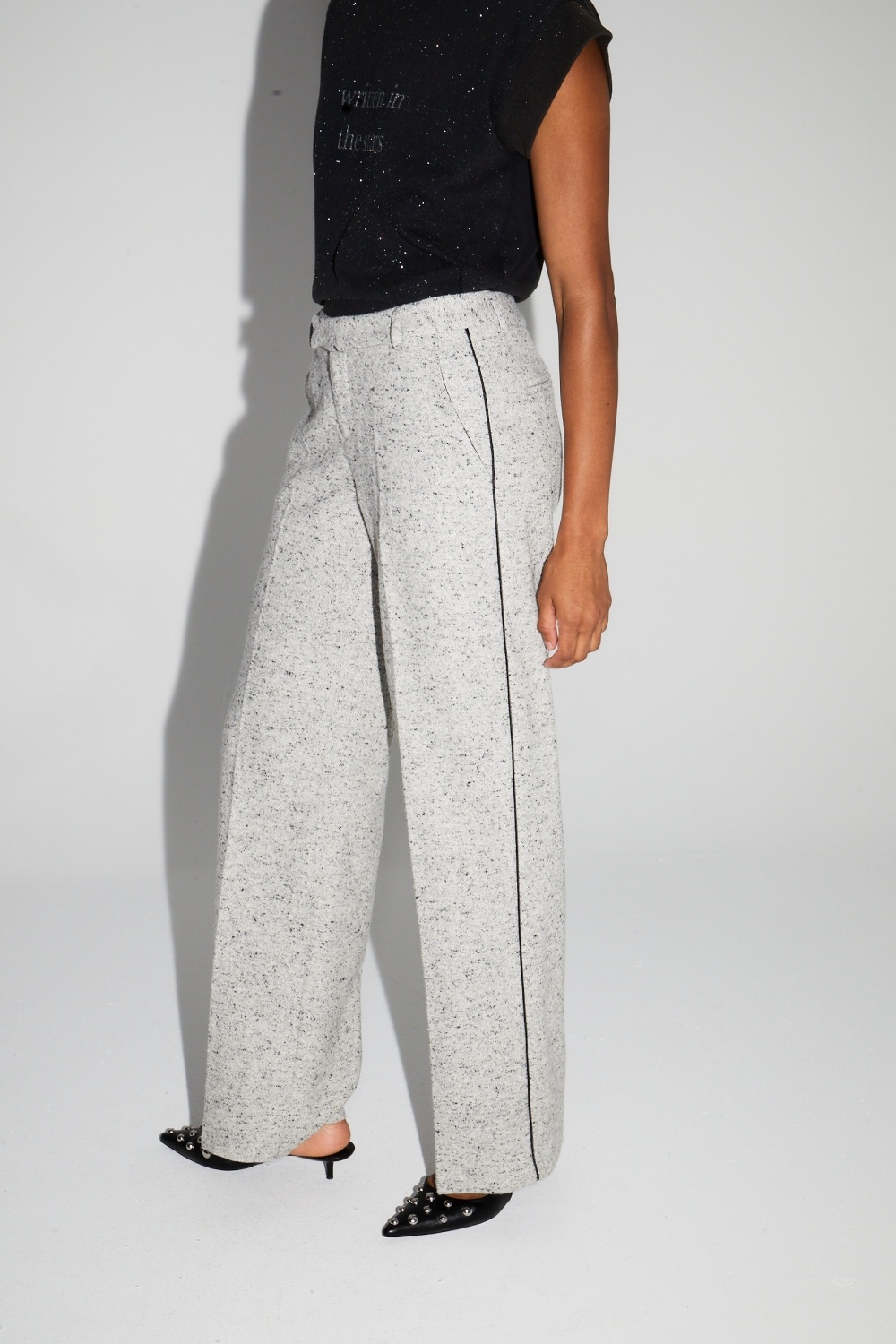 IMPREVU Pantalon Chine Grijs