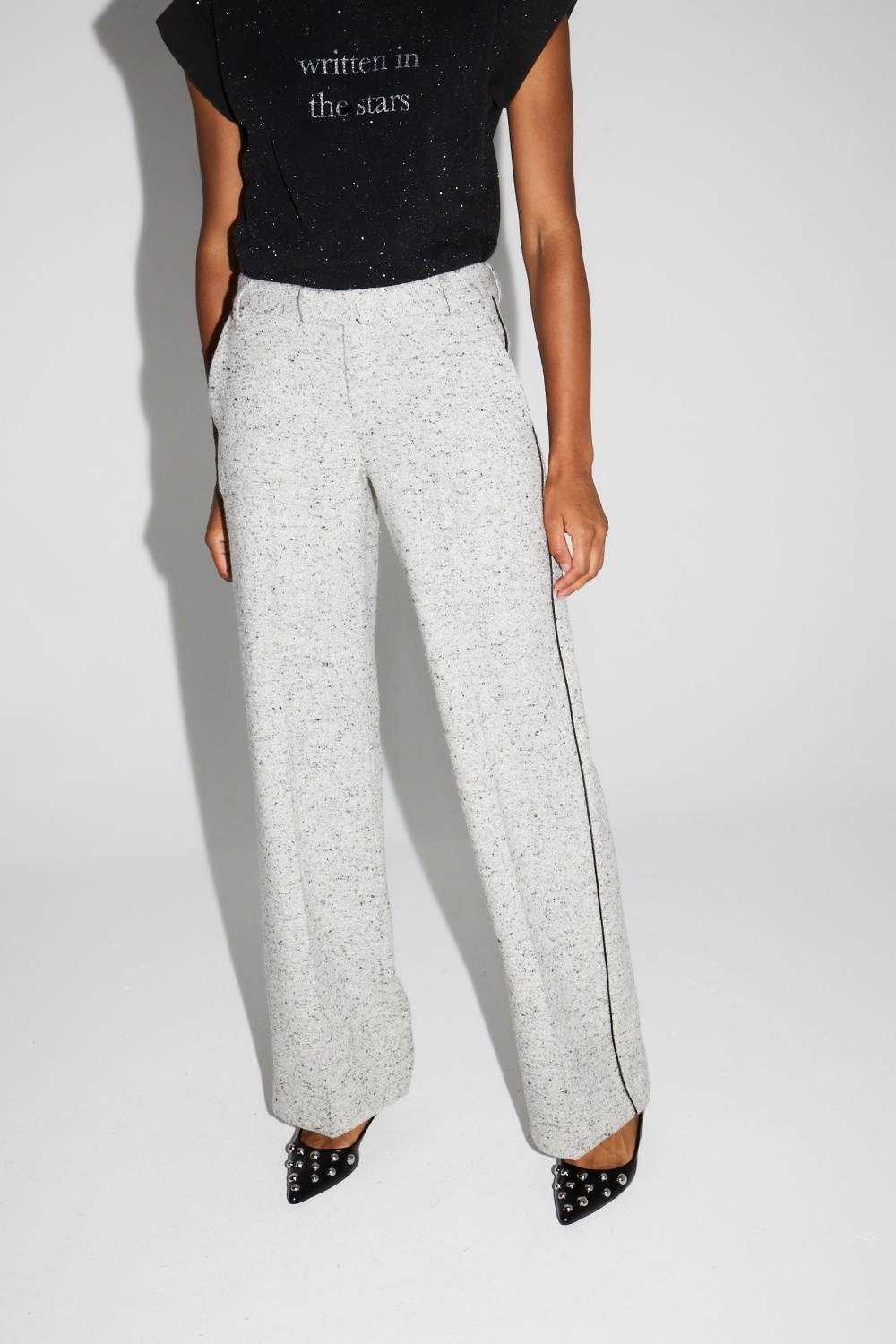 IMPREVU Pantalon Chine Grijs