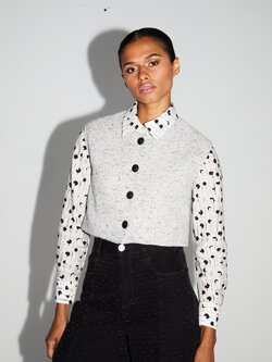 IMPREVU Veste CM Chine Grey