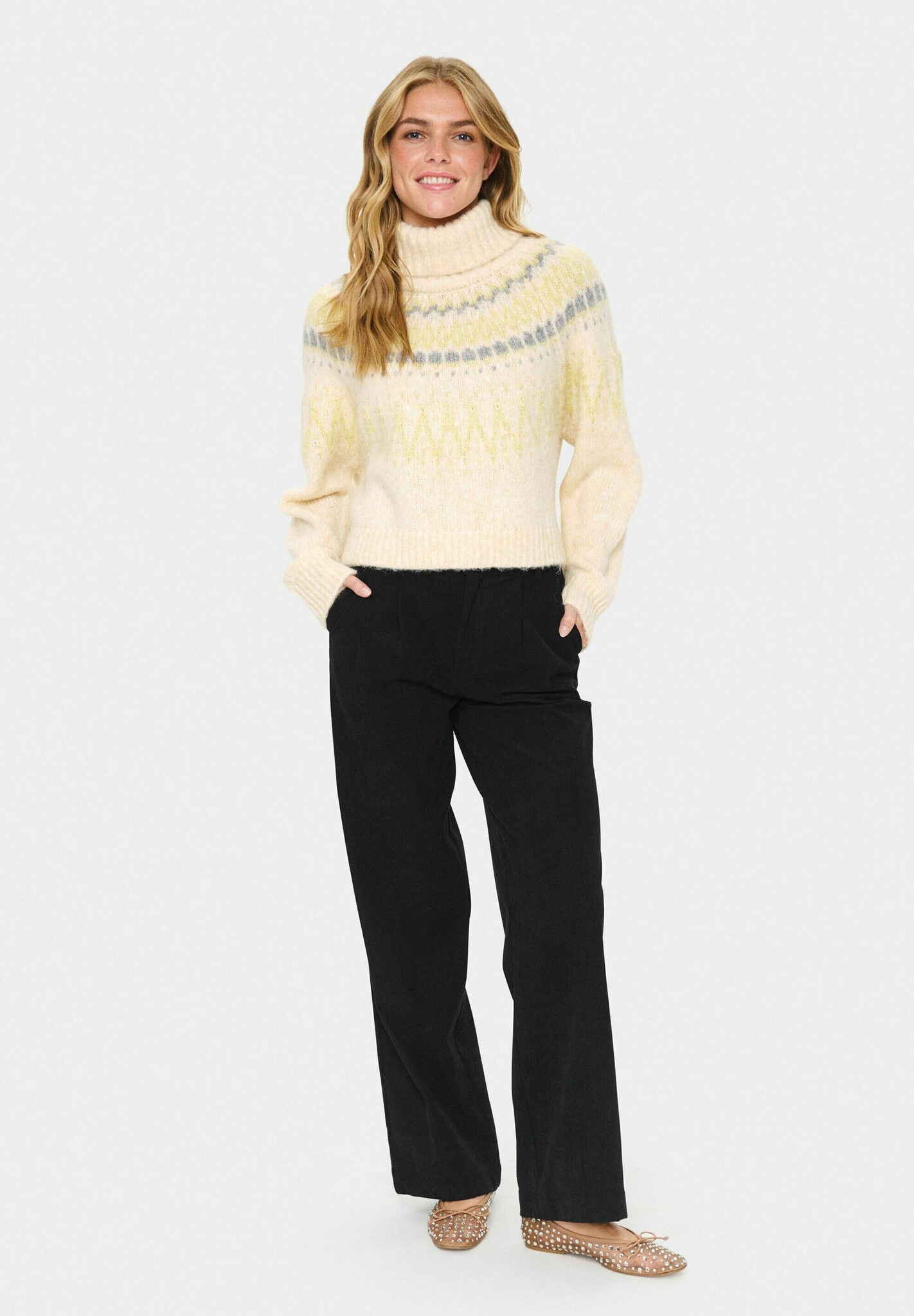 SAINT TROPEZ MegnaSZ Rollneck Pullover