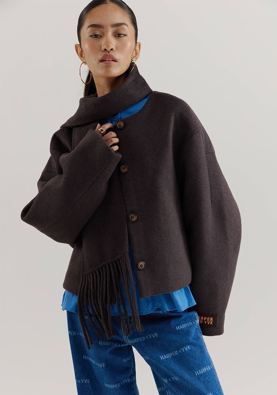 HARPER & YVE Kisha Jacket Brown