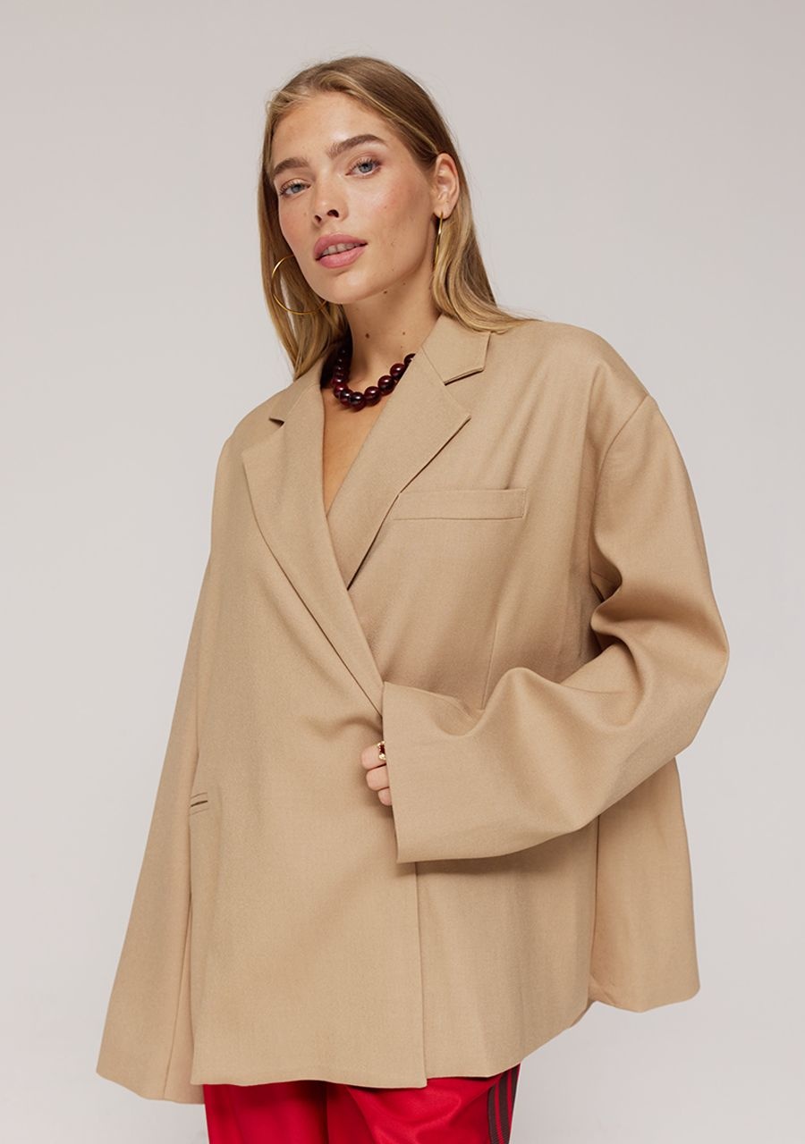 HARPER & YVE Tirza Oversized Blazer Camel