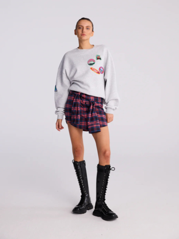 STIEGLITZ Natal Sweater Melange grey