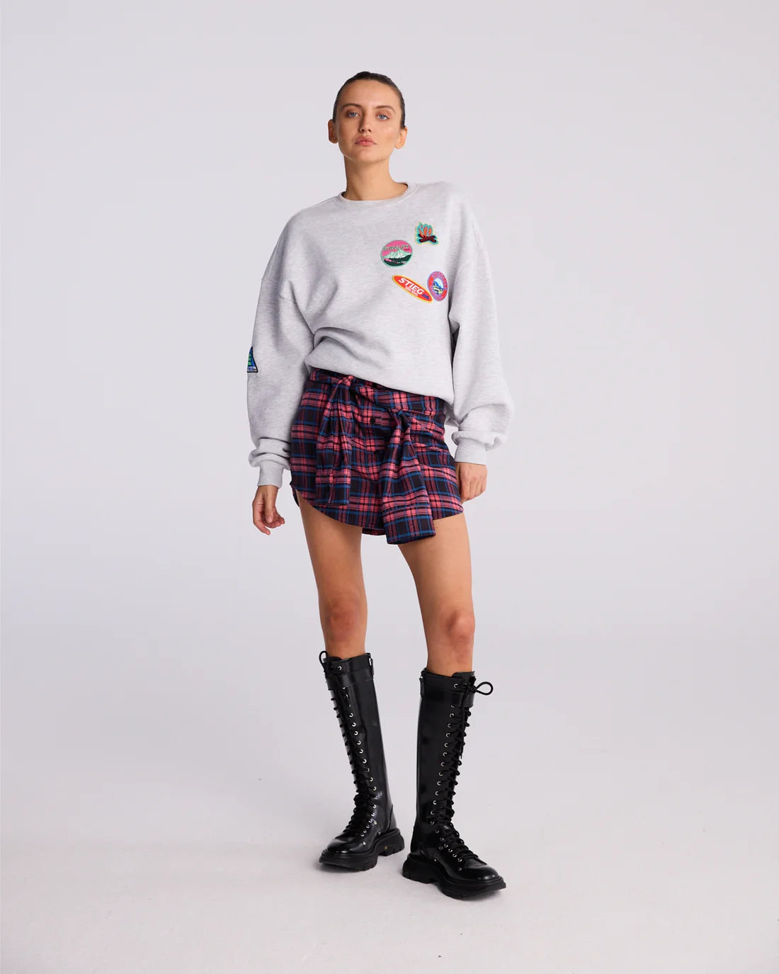 STIEGLITZ Natal Sweater Melange grey