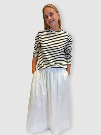 MM Stripes Mio T-shirt Black White