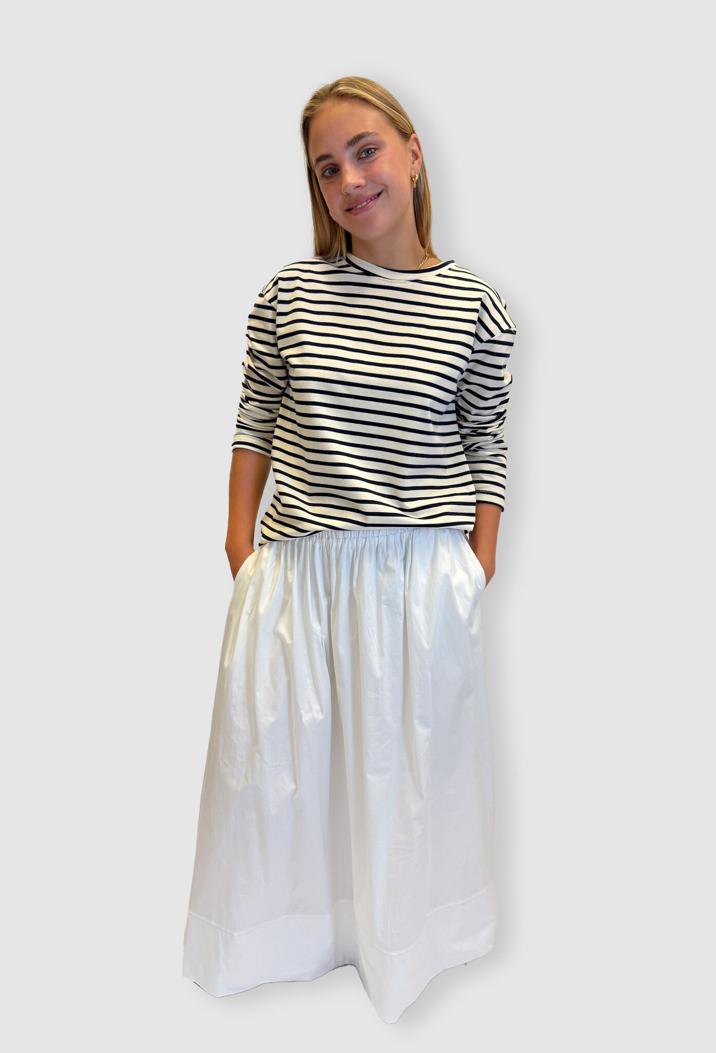 MM Stripes Mio T-shirt Black White