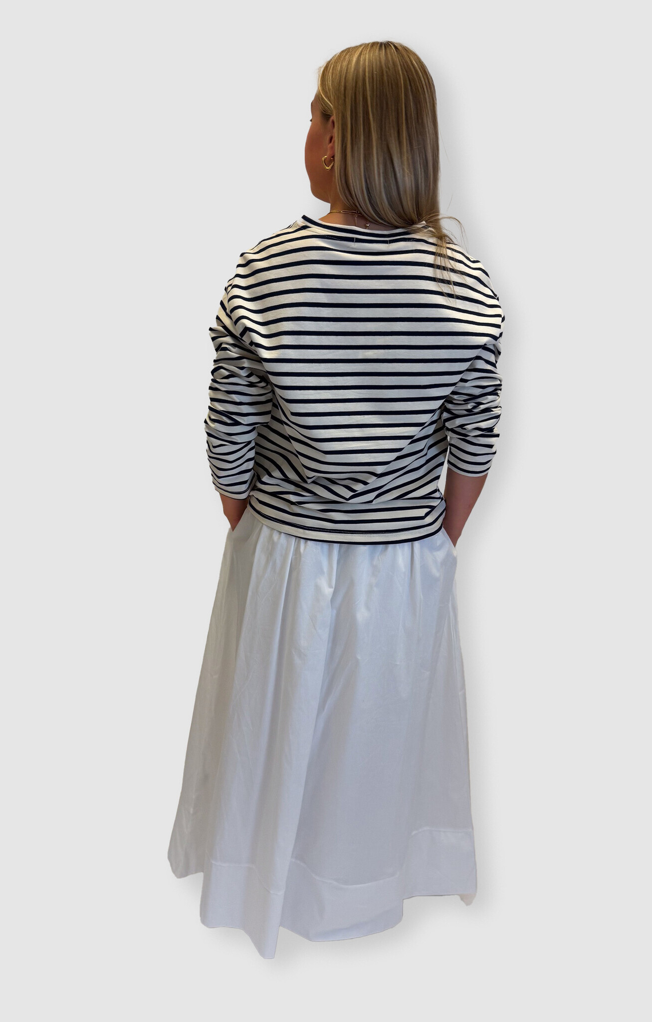 MM Stripes Mio T-shirt Black White