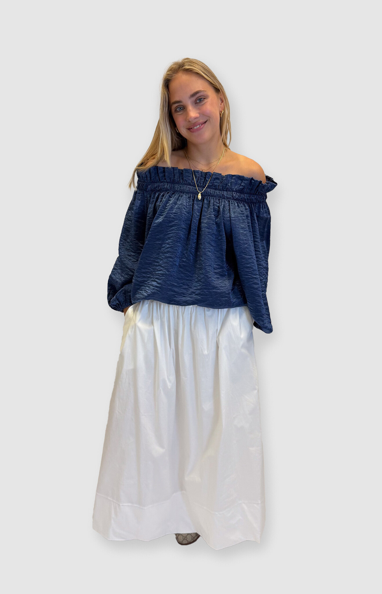 MM Nina Blouse Blue TU