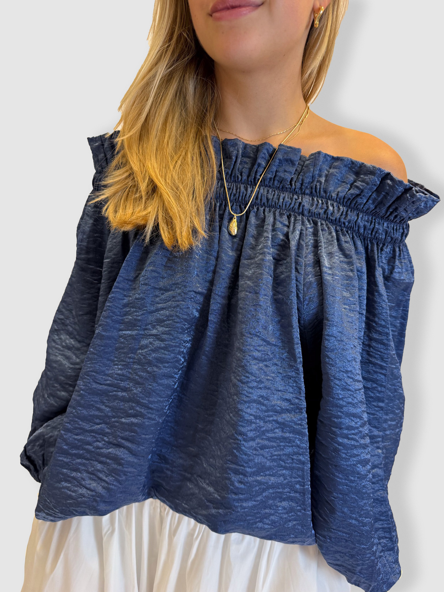 MM Nina Blouse Blue TU