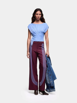 LAAGAM Zion Burgundy Pants