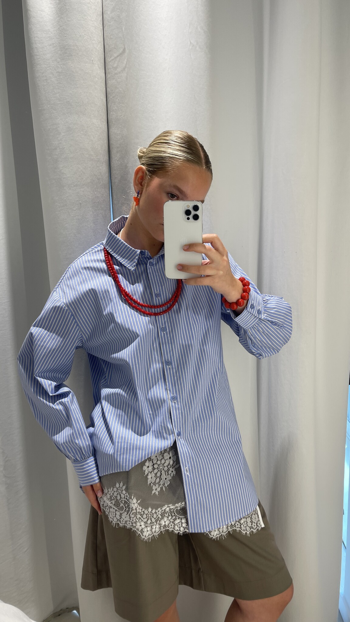 MM Ceryl Over Skirt Lace White