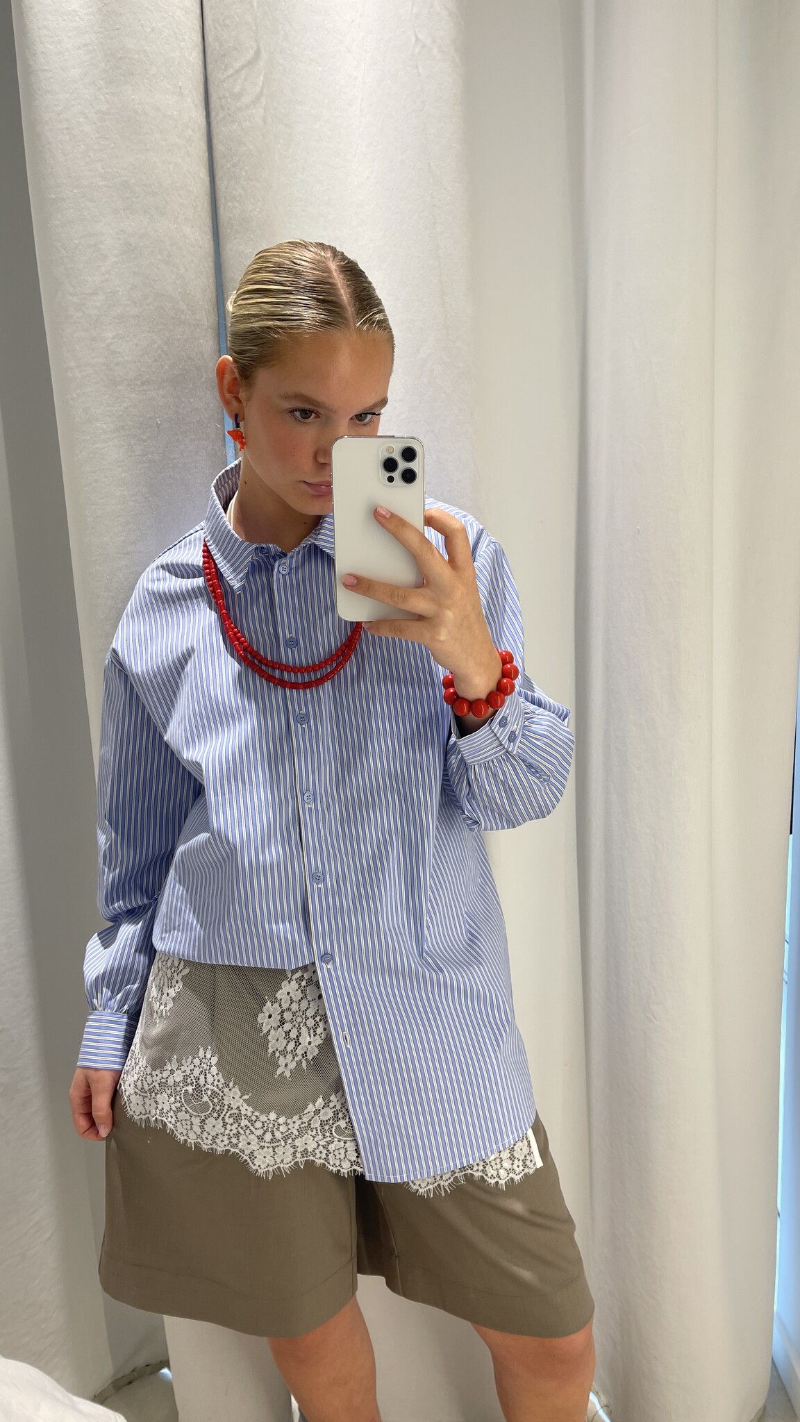 MM Ceryl Over Skirt Lace White