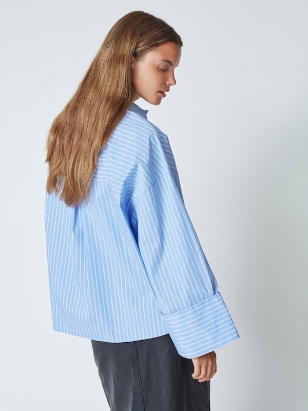 CO'COUTURE Bianca CC Wide Cuff Shirt Pale Blue