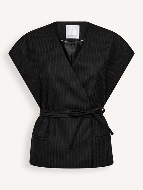 CO'COUTURE Maggie CC Wrap Top Black