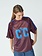 CO'COUTURE Trey CC Lace Tee New Blue