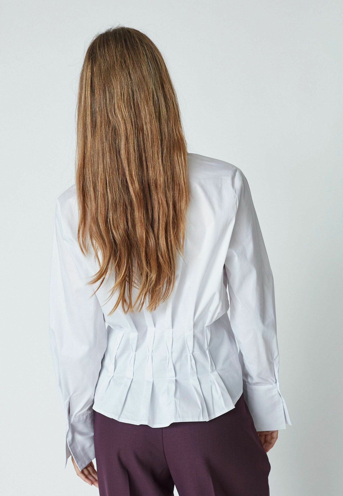 CO'COUTURE Poppy CC Pleat Waist Shirt White