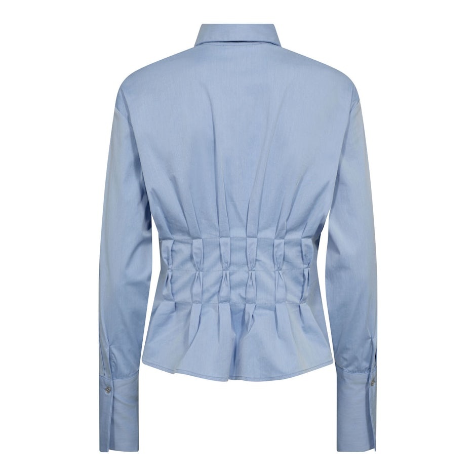 CO'COUTURE Poppy CC Pleat Waist Shirt Pale Blue