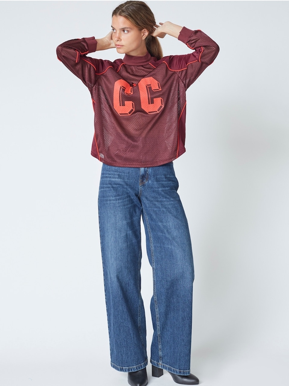CO'COUTURE Trey Longsleeve Winered