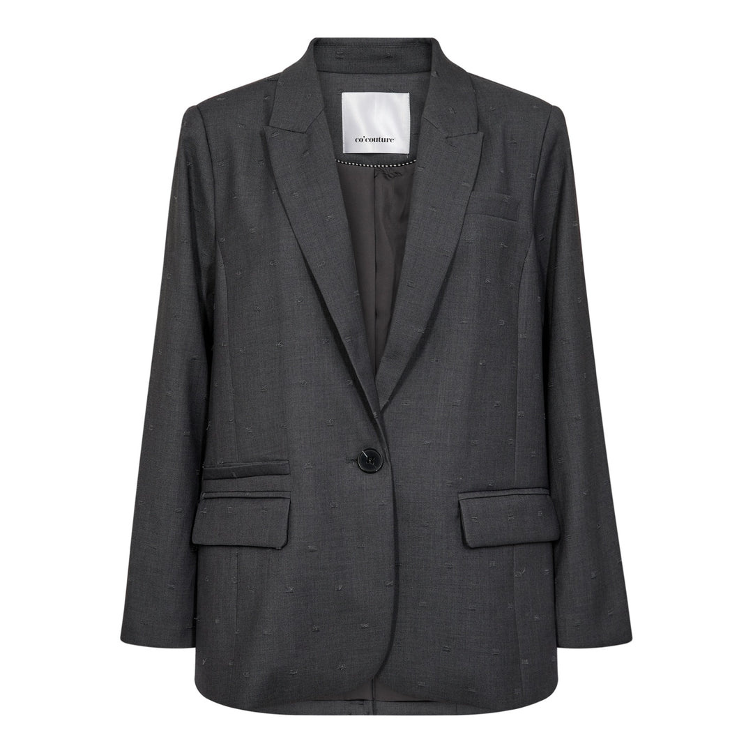 CO'COUTURE SagaCC Single Blazer Mid Grey