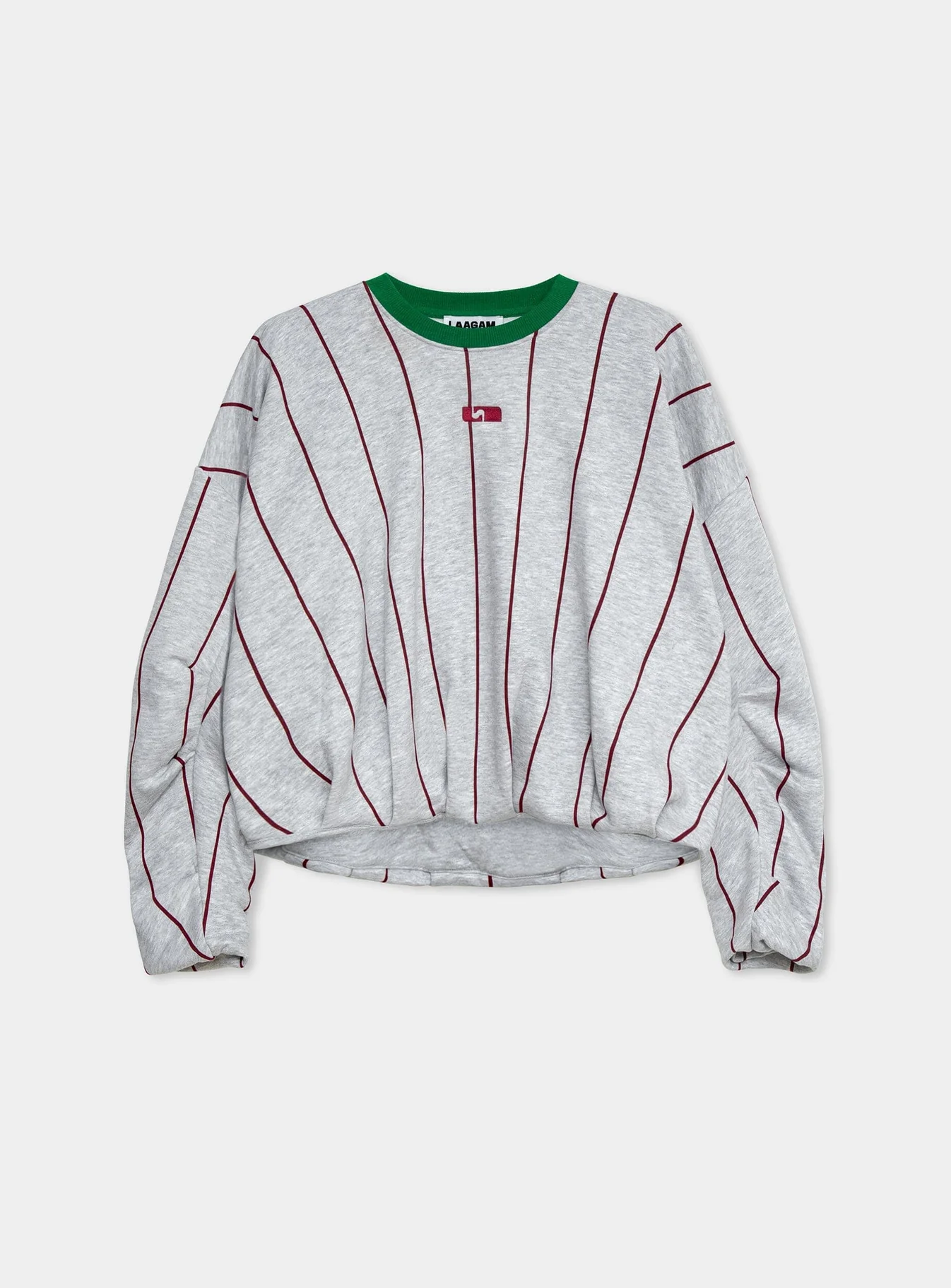 LAAGAM Kelly Grey Sweater Green