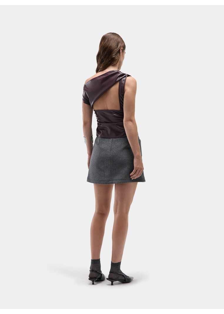 LAAGAM Frankie Short Skirt Grey