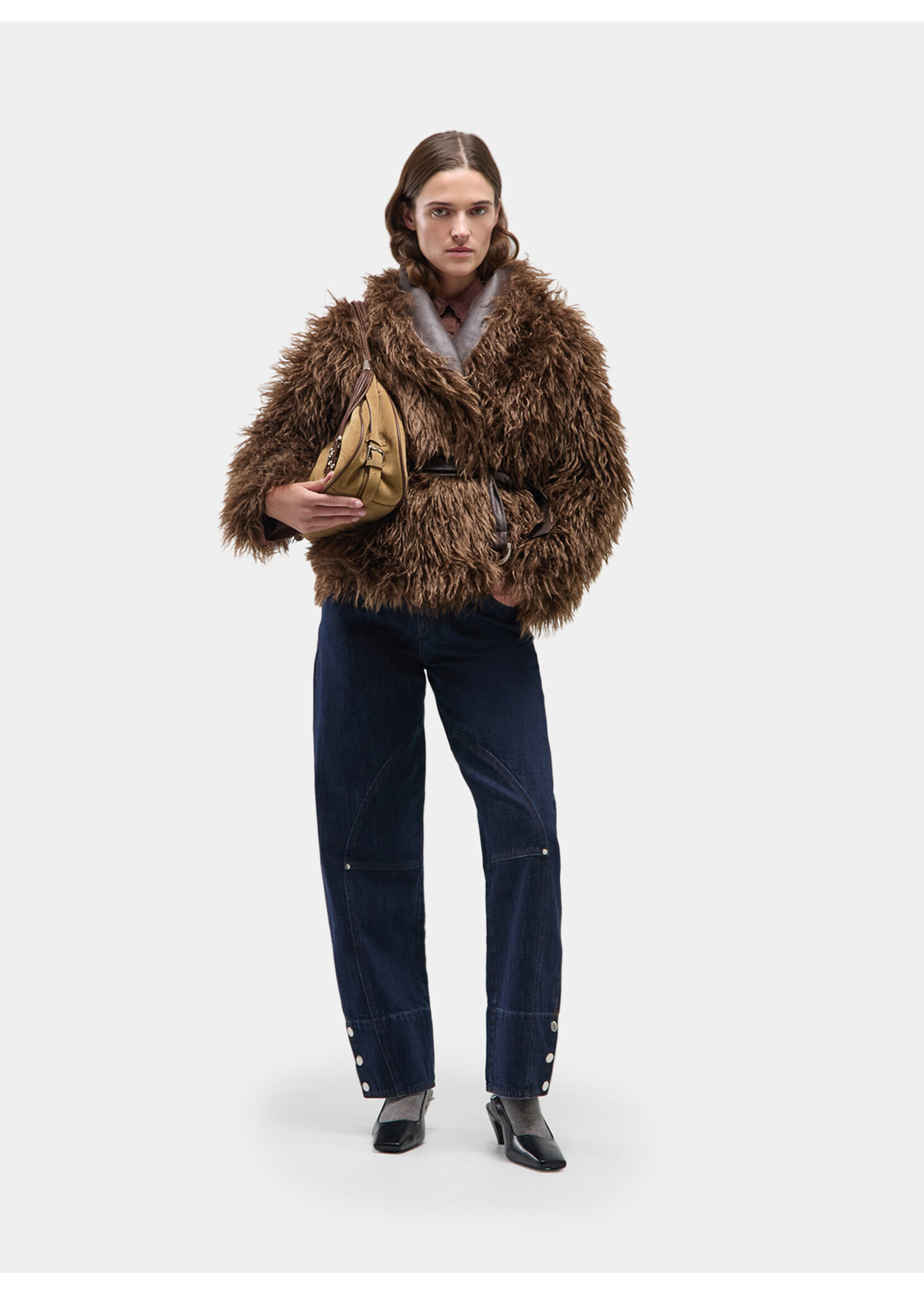 LAAGAM Zoya Jacket Brown