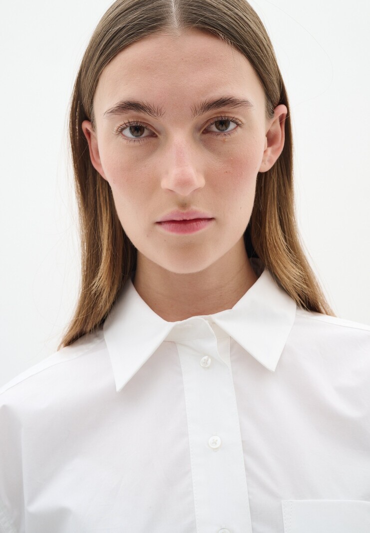 INWEAR DallaIW Pleated Shirt White