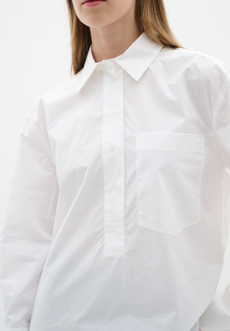 INWEAR DallaIW Pleated Shirt White