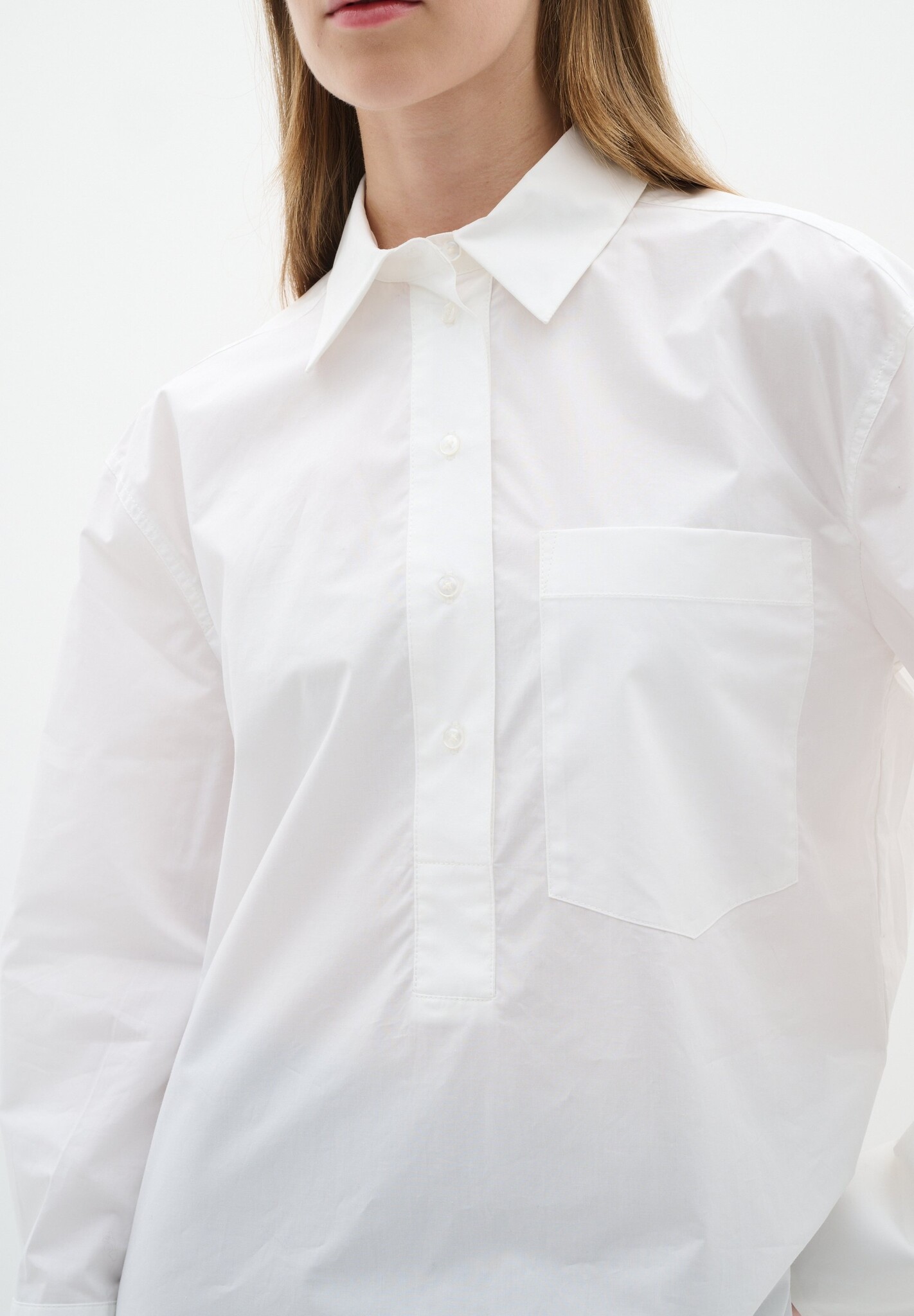 INWEAR DallaIW Pleated Shirt White
