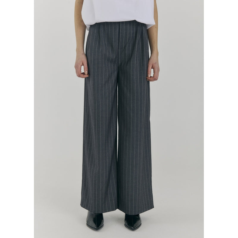 NORR Novia Pants Grey Melange