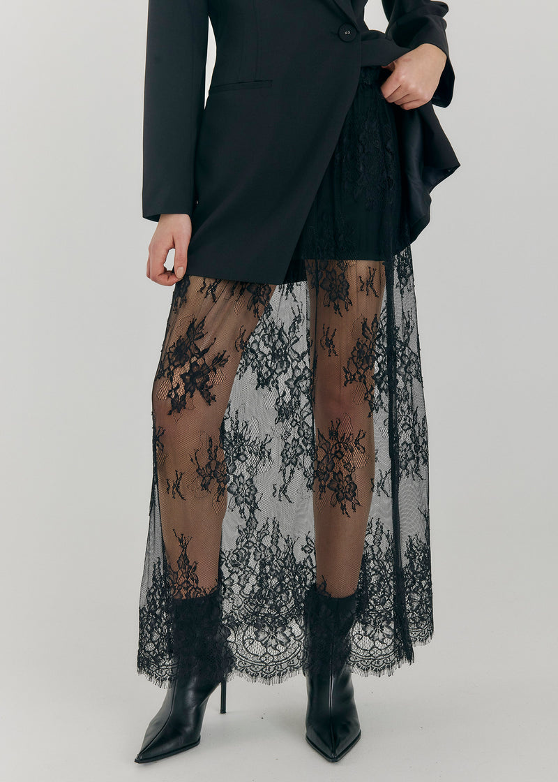 NORR Minda Skirt Black Lace
