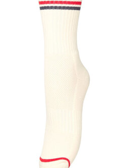 BECK SONDERGAARD Sporty Cotta Sock Buttercream White