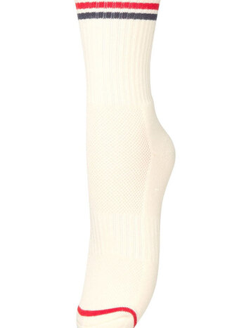 BECK SONDERGAARD Sporty Cotta Sock Buttercream White