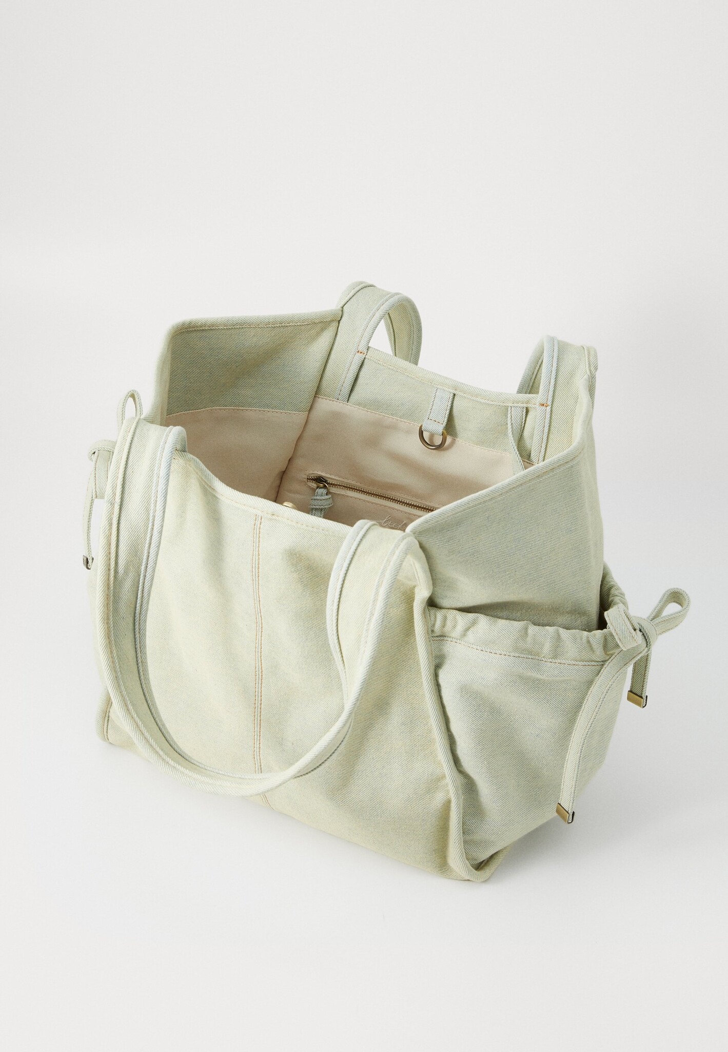 BECK SONDERGAARD Washed Denima Laurel Bag