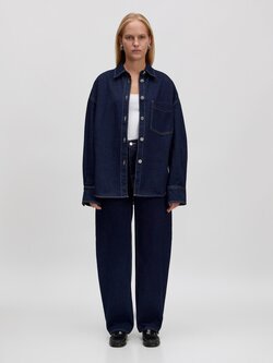EDITED Theodora Pants Dark Blue