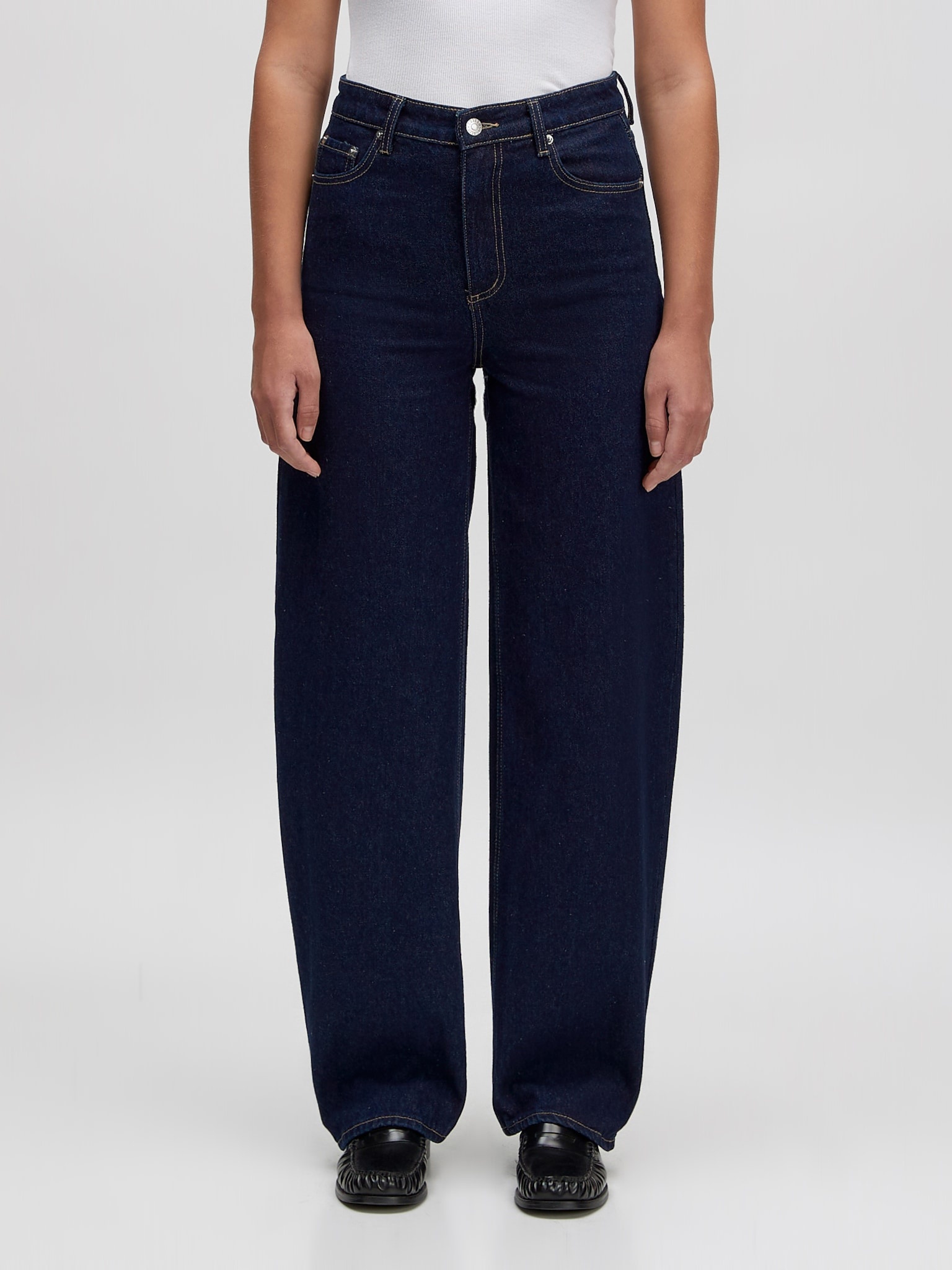 EDITED Theodora Pants Dark Blue