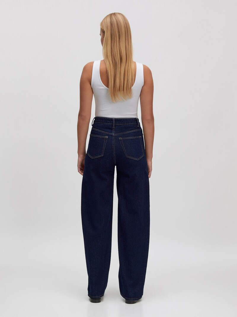 EDITED Theodora Pants Donker Blauw