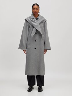 EDITED Alea Wool Coat Grey Melange
