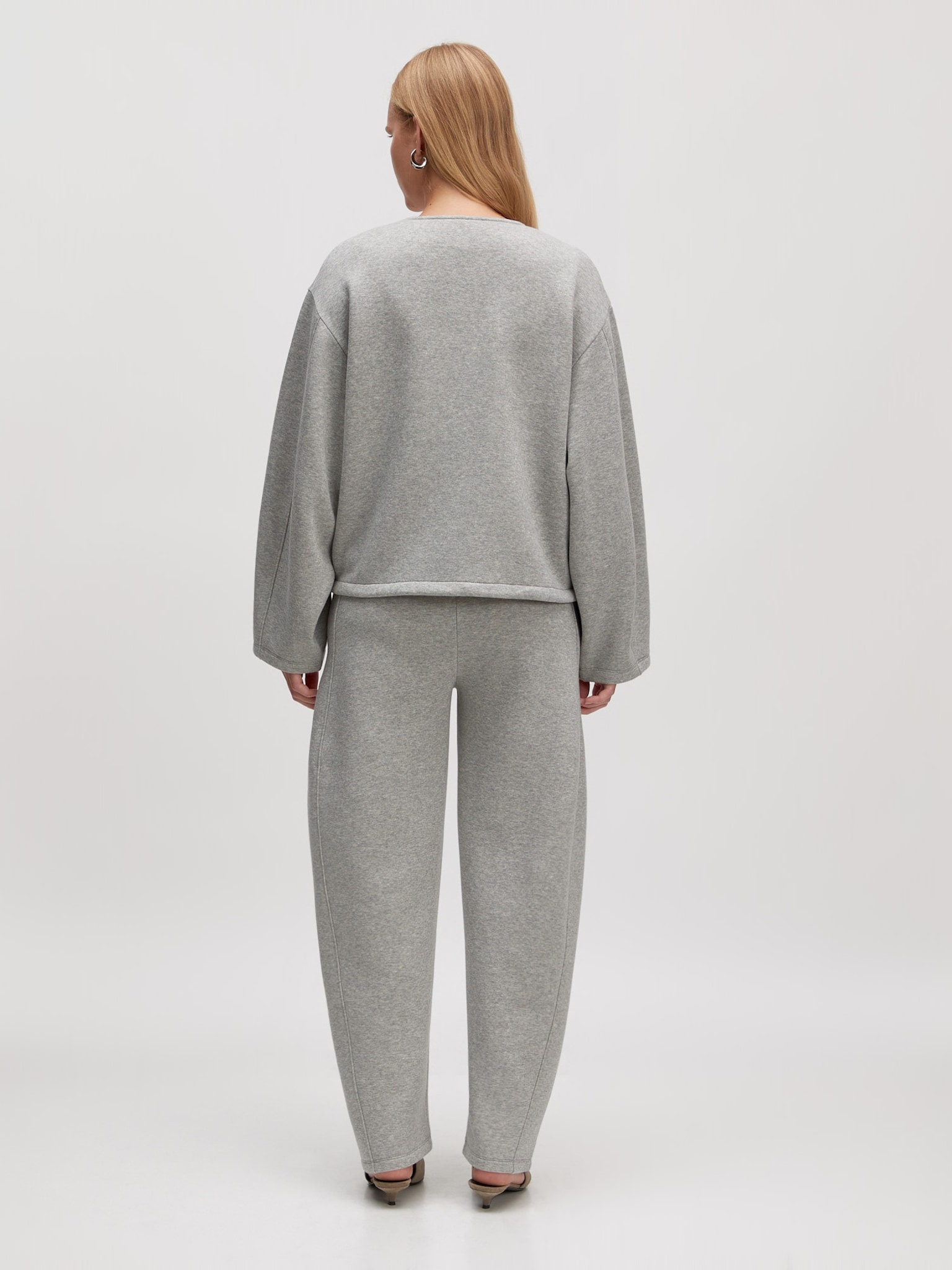 EDITED Jilian Sweat Jack Grey Melange